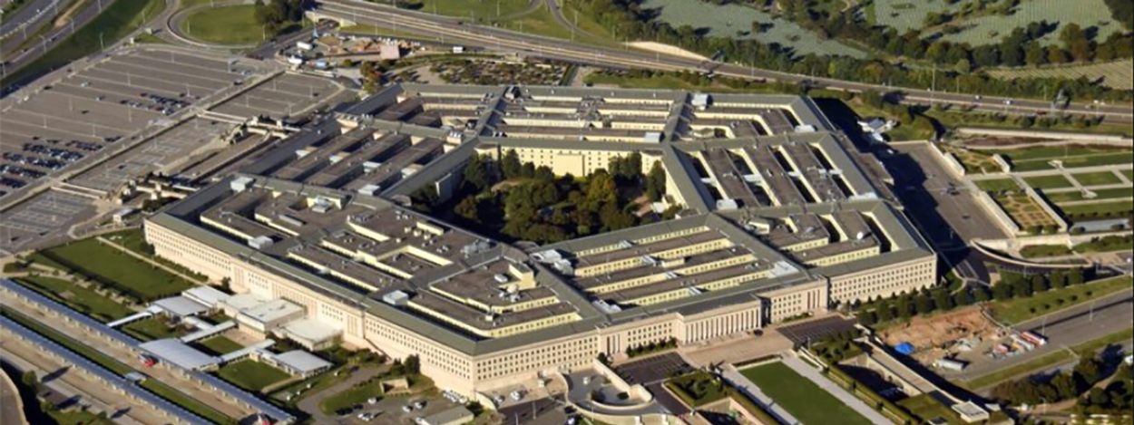 arial view of the Pentagon
