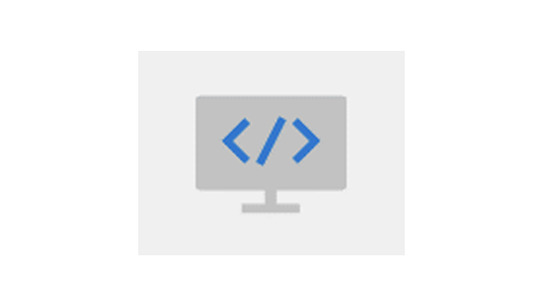 Illustration of a computer monitor with code on the screen